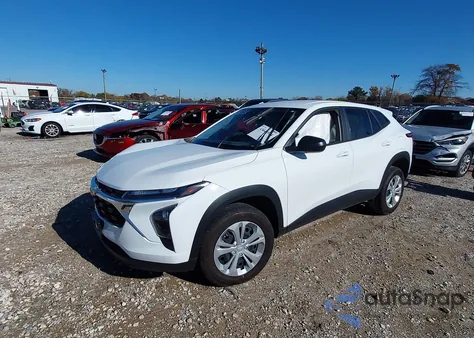 2025 Chevrolet Trax Fwd Ls из США, поврежденный, VIN KL77LFEP1SC102825